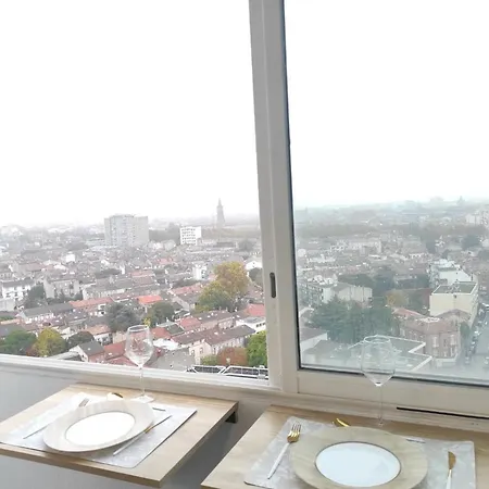 ☆ 16eme Ciel ☆ Proche Gare ☆ Vue Panoramique ☆ Clim. * Toulouse