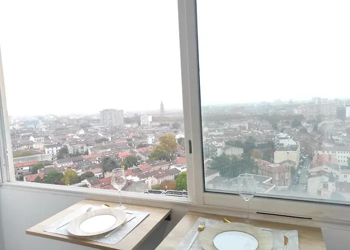 ☆ 16eme Ciel ☆ Proche Gare ☆ Vue Panoramique ☆ Clim. * トゥールーズ